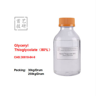 Glicerolo tioglicolata 80% cristalli PH 2.9-3.4 Punto di fusione 80-90.C Disponibilità idrosolubile in luogo fresco e secco