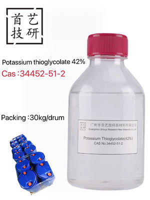 Tioglicolo di potassio 42% liquido incolore con densità 1,25 g/cm3