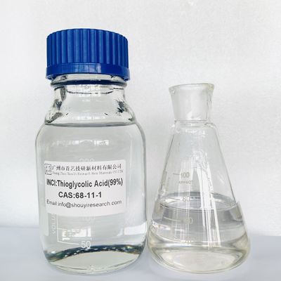 L' acido tioglicolo al 99% rompe i legami disolfurici e rende i capelli morbidi