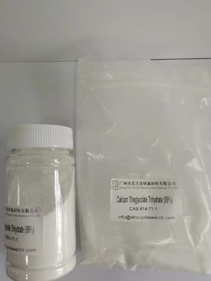 Solubili in acqua materie prime chimiche Tioglicolo di calcio C2H6CaO4S3