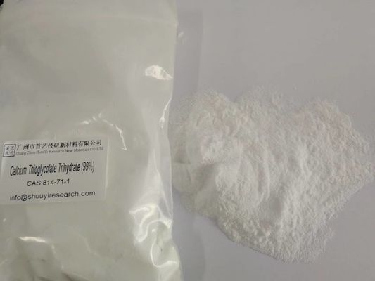 TDS SDS Calcio tioglicolo triidrato Materia prima in chimica 1,7 G/Cm3