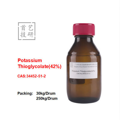 Tioglicolo di potassio 42% idrosolubile Polvere bianca Peso molecolare 164,25 Off Colore bianco