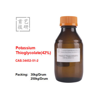 Purezza Tioglicolo di potassio per la sintesi organica Solubile in acqua 42%