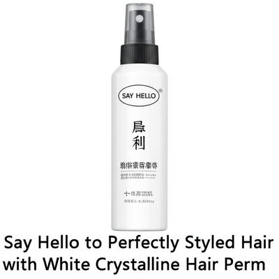 Saluta i capelli perfettamente acconciati con la permanente White Crystalline