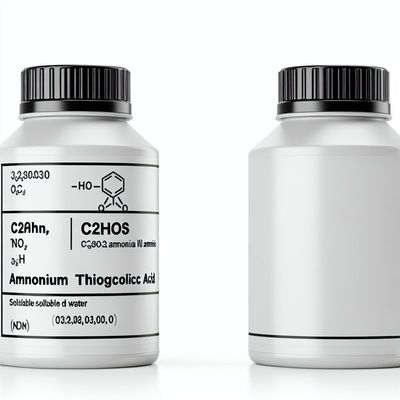 C2H6N2O2S Tioglicolo D Ammonio leggermente tiolo odore solubile in acqua