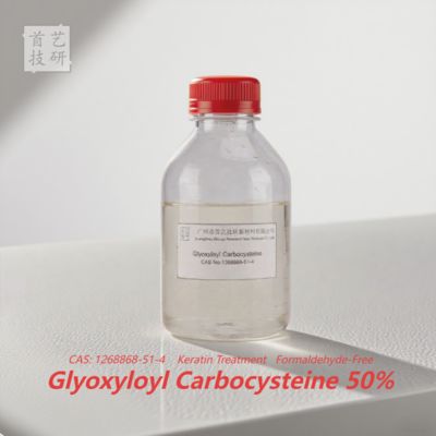 Glyoxyloyl Carbocysteine 50% per raddrizzare i capelli Densità 1,27-1,37 g/ml Formula professionale per raddrizzare i capelli